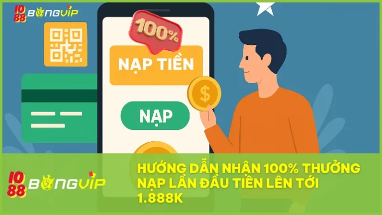BongVip IO88 | 100% Thưởng nạp lần đầu tiên - Rực lửa khai màn cùng tân thủ 1 BongVip IO88 | 100% Thưởng nạp lần đầu tiên - Rực lửa khai màn cùng tân thủ